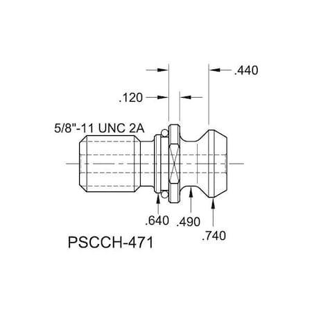 Tj Davies Co Coolant Through Retention Knob PSCCH-471